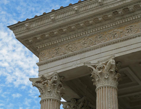 Ancient Roman Architecture in Nimes France