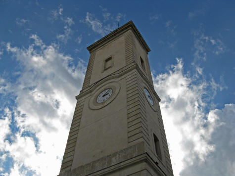 Clock Tower in Nimes France